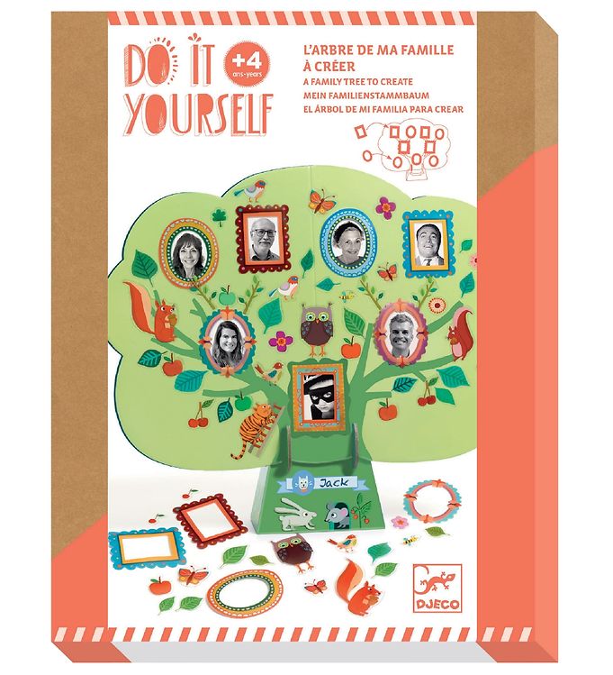 Djeco Kreasæt - Familiy Tree DIY - A Family Tree To Create