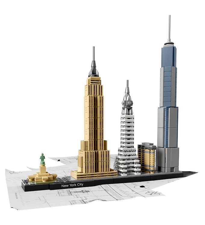 LEGO Architecture - New York City 21028 - 598 Dele - OneSize - LEGO Klodser