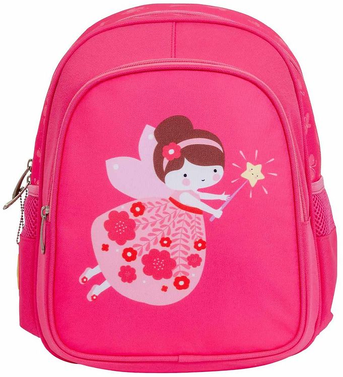 Image of A Little Lovely Company Børnehavetaske m. Termolomme - Pink m. F - OneSize - A Little Lovely Company Rygsæk (217575-1075777)