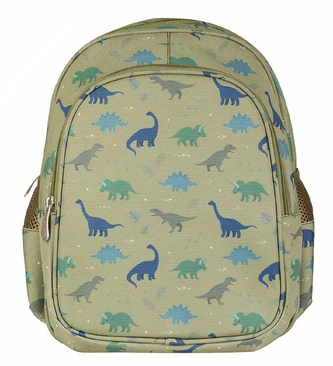Image of A Little Lovely Company Børnehavetaske m. Termolomme - Dinosaur - OneSize - A Little Lovely Company Rygsæk (217566-1075757)