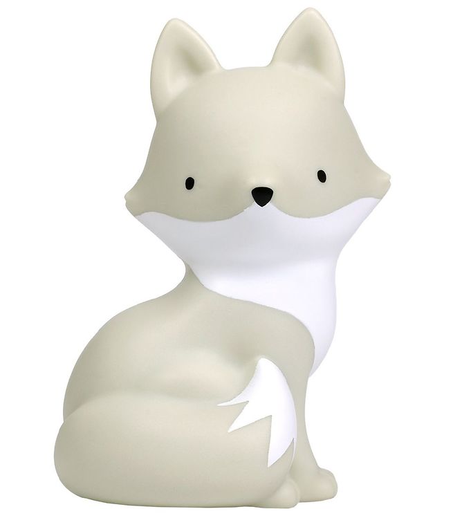 9: A Little Lovely Company Natlampe - 10,5x15,3 cm - Arctic Fox