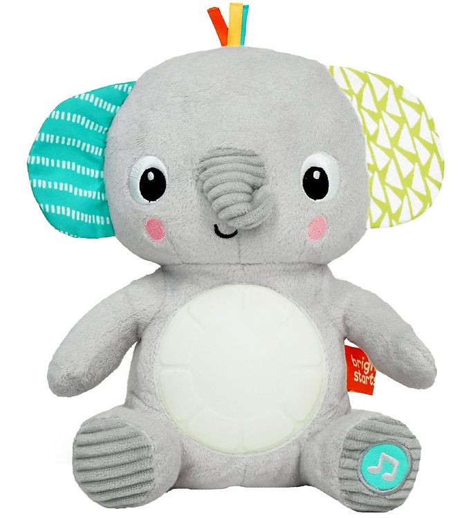 Image of Bright Starts Musikalsk Bamse - 21 cm - Hug-A-Bye Baby - Elefant (218876-1080974)