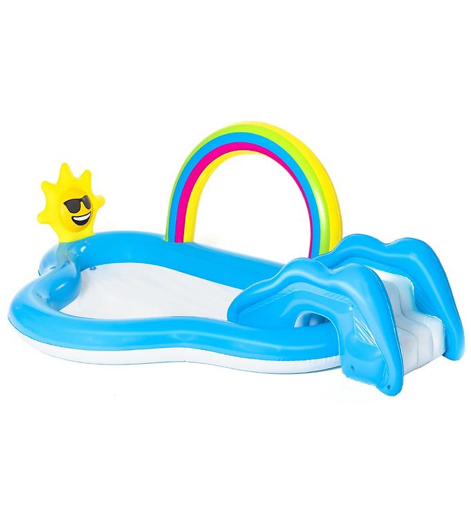 Image of Bestway Legebassin - Rainbow N' Shine - 2.57mx1.45mx91cm (218999-1081795)