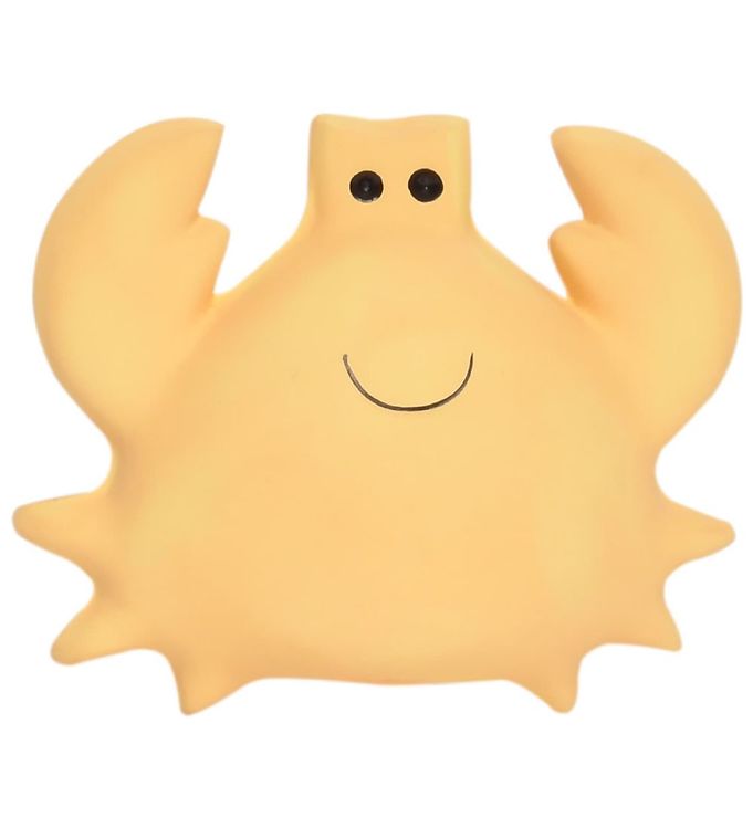 Image of Tikiri Bidedyr - Naturgummi - Krabbe - Gul - OneSize - Tikiri Bidering (219503-1084066)