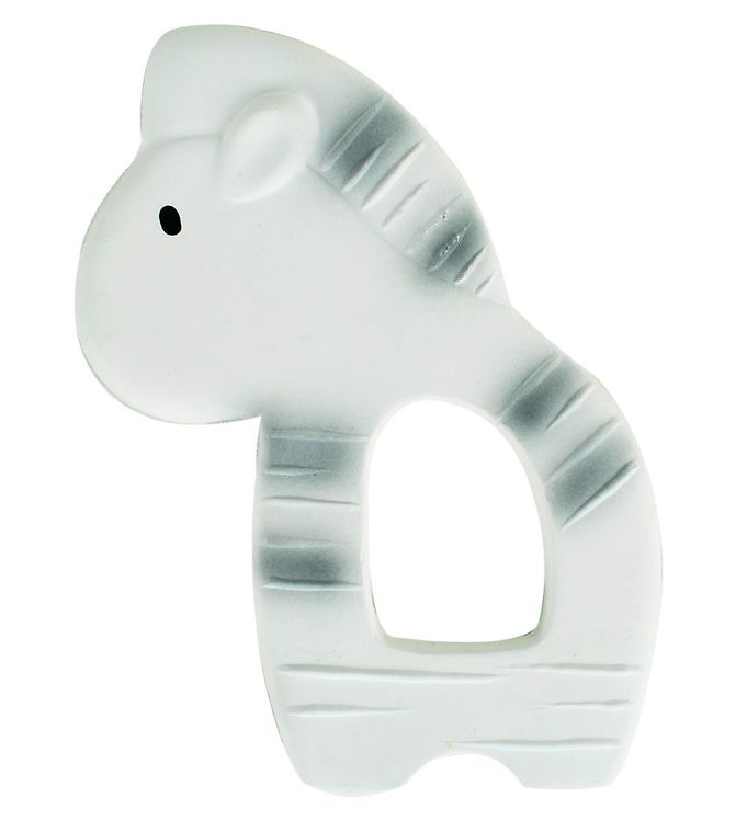 Image of Tikiri Bidering - Naturgummi - Zebra - Hvid - OneSize - Tikiri Bidering (219473-1083993)