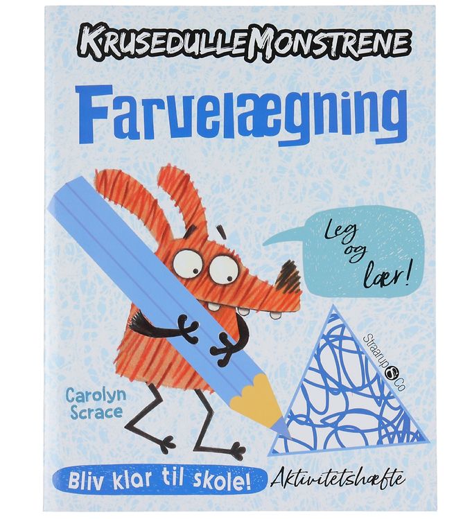 Straarup & Co Bog Krusedulle Monstrene Farvelægning Dansk