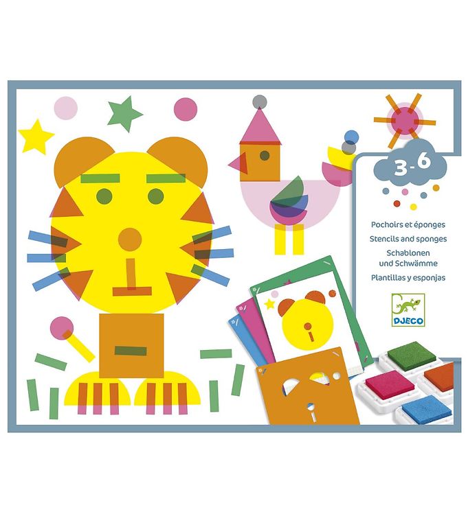 Djeco Kreativ Fingermaling