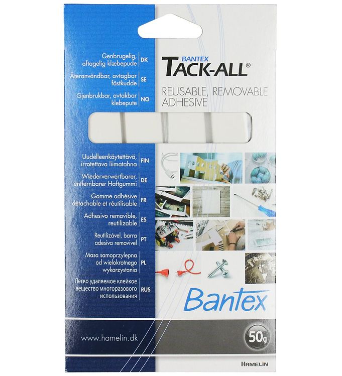 Bantex Tack-All Klæbegummi/Elefantsnot - 50 Gram