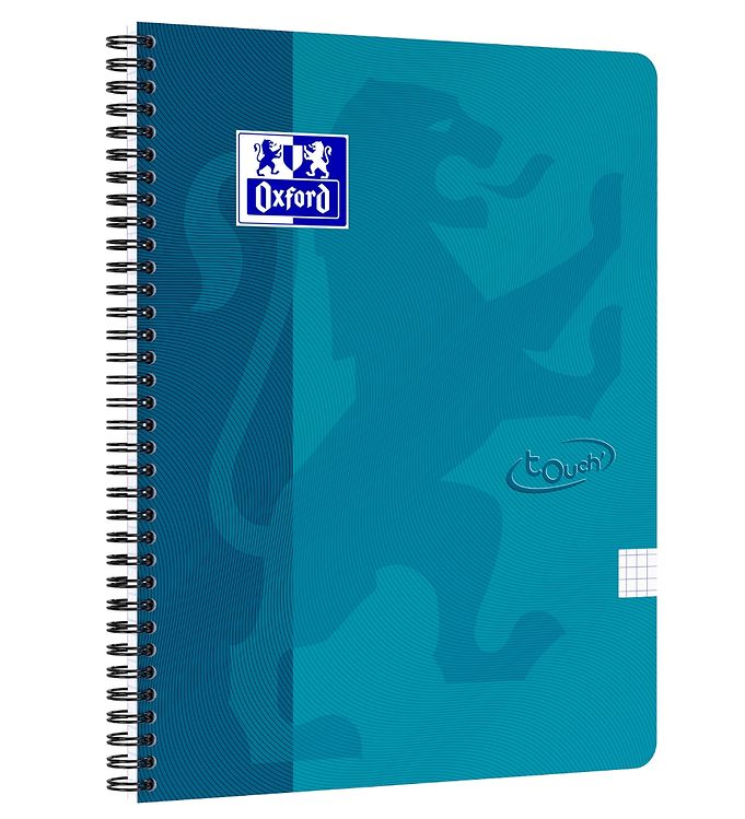 Image of Oxford Notesbog - Touch - Kvadreret - A4+ Turkis - OneSize - Oxford Notesbog (224154-1104888)