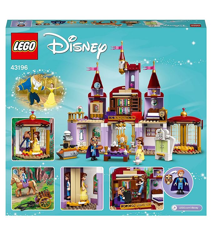 LEGO Disney Princess - og Udyrets Slot 43196 505 Dele