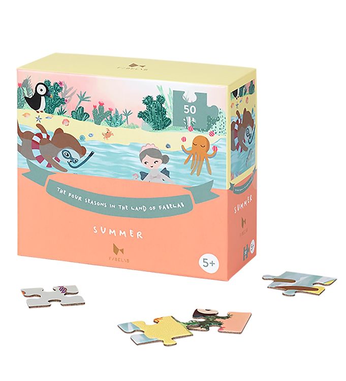 Fabelab Puslespil Brikker Four Seasons Summer