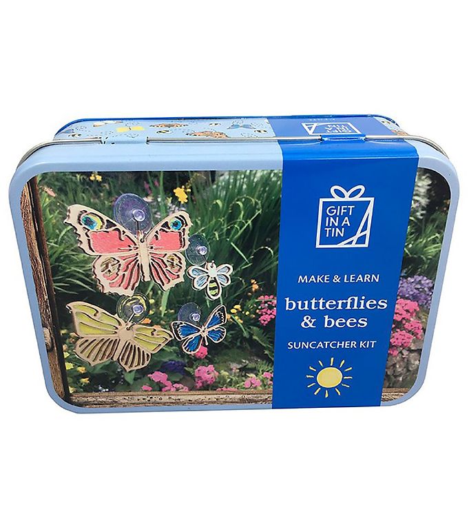 Image of Gift In A Tin Kreasæt - Garden & Wildlife - Butterflies & Bees - OneSize - Gift In A Tin Kreasæt (230948-1139852)