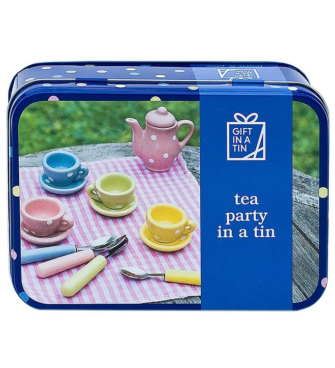 Image of Gift In A Tin Legesæt - Learn & Play - Tea Party In A Tin - OneSize - Gift In A Tin Legetøj (230953-1139867)