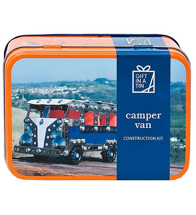 Image of Gift In A Tin Byggesæt - Build - Camper Van - OneSize - Gift In A Tin Legetøj (230977-1139948)