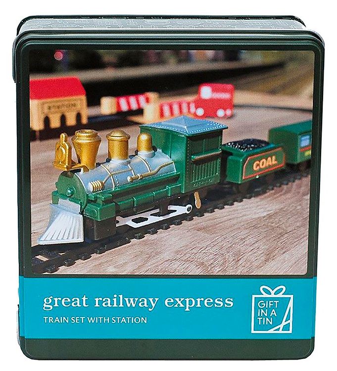 Image of Gift In A Tin Legesæt - Learn & Play - Great Railway Express - OneSize - Gift In A Tin Legetøj (230993-1139979)