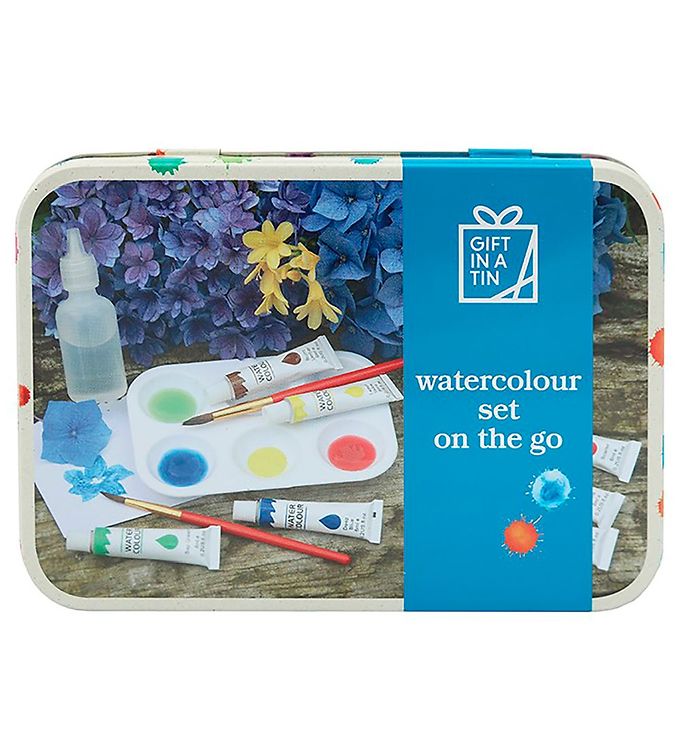 Image of Gift In A Tin Kreasæt - Craft - Watercolour Set On The Go (230991-1139977)