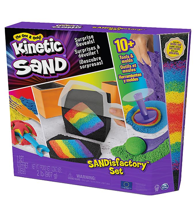 Image of Kinetic Sand - SANDisfactory Sæt - OneSize - Kinetic Sand Kinetisk sand (231117-1140409)