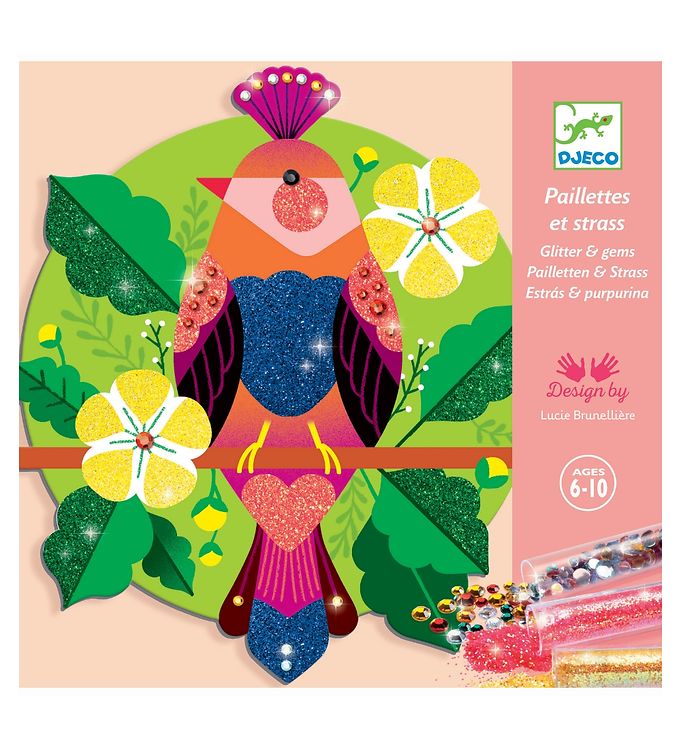 Djeco Glitterkort Paradis