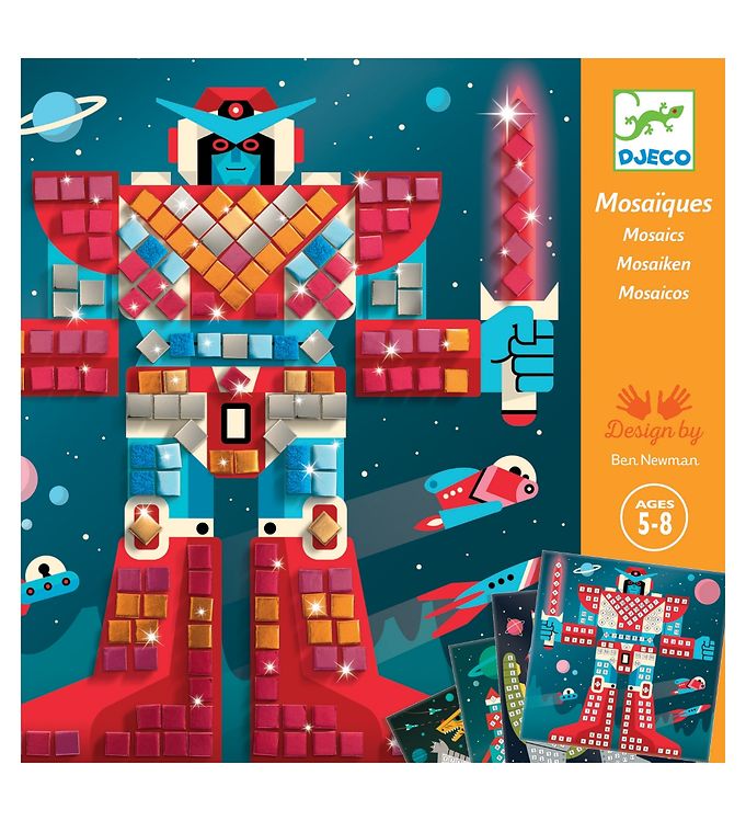 Djeco Mosaik Sæt Rum Krig