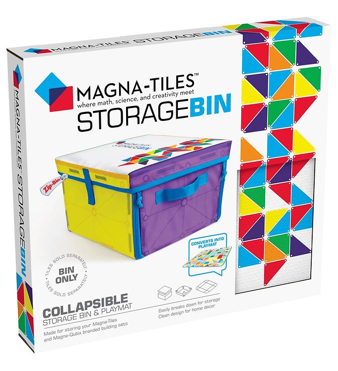 Magna-Tiles® Opbevaringskasse og Legetæppe
