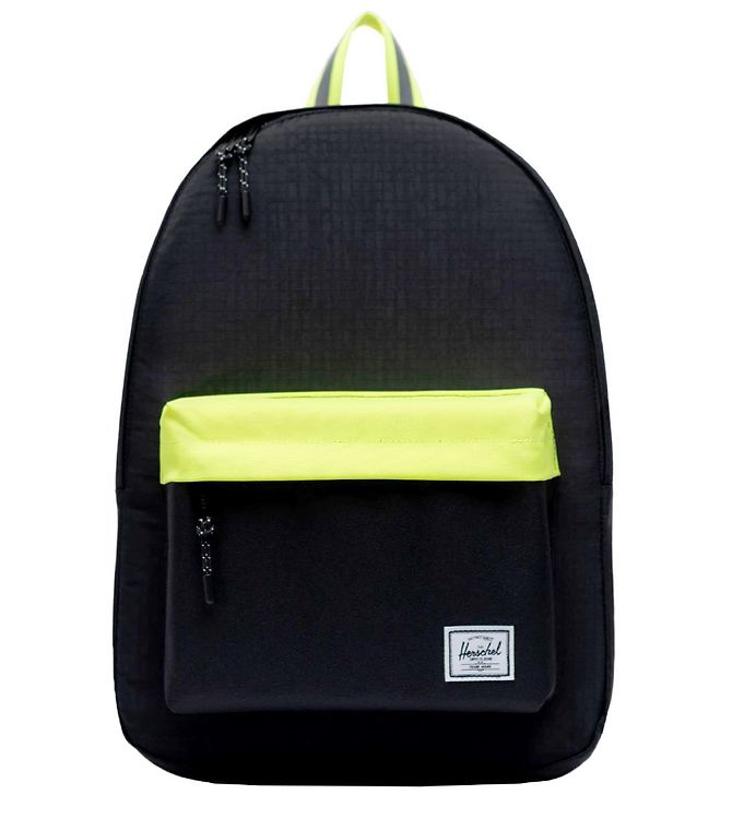 Image of Herschel Rygsæk - Classic - Black Enzyme Ripstop/Safety Yellow (YS275)