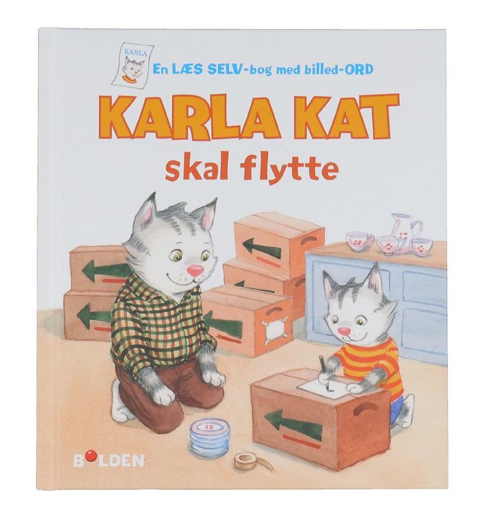 Bog Karla Kat Skal Flytte Fra Forlaget Bolden
