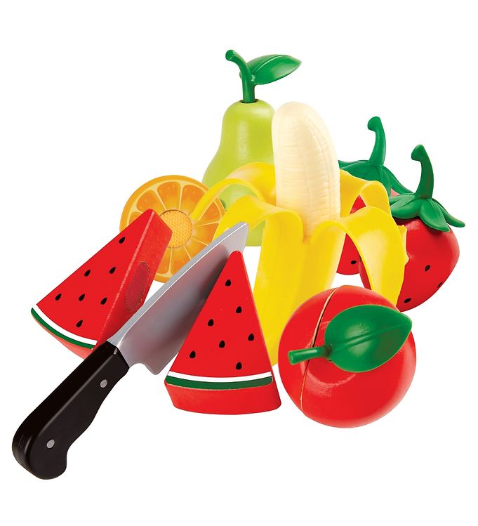 Image of Hape Legemad - 9 Dele - Frugt - OneSize - Hape Legemad (234725-1330921)