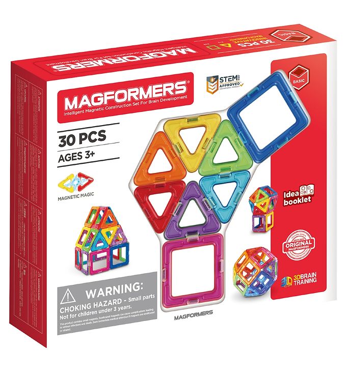 Magformers Magnetsæt - 30 Dele