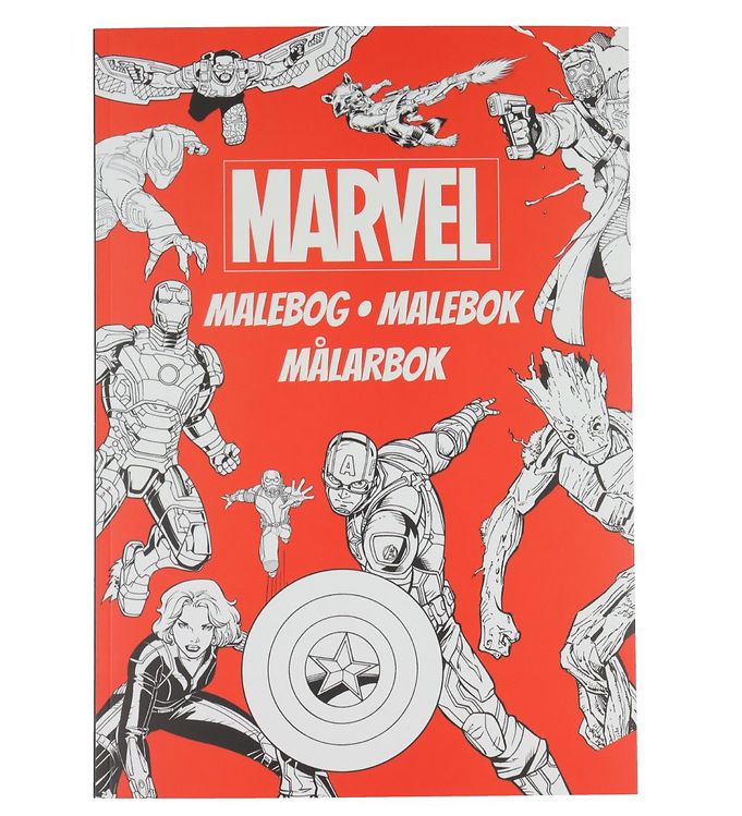 #3 - Marvel Malebog Deluxe  - Märvel - Bog