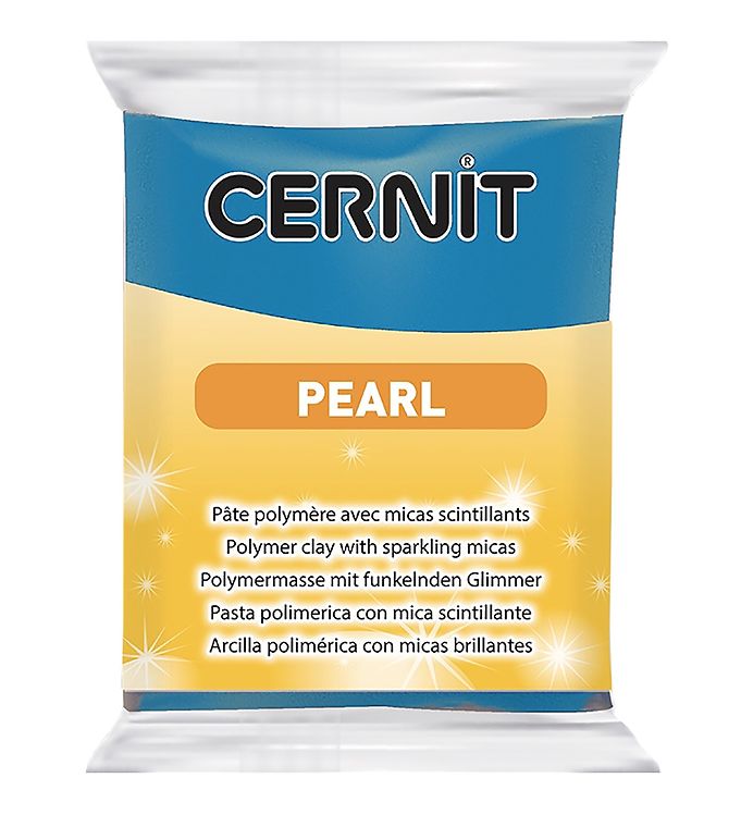 Billede af Cernit Polymer Ler - Pearl - Blå