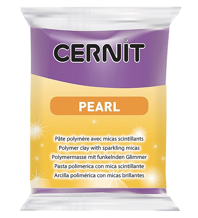 Cernit Polymer Ler - Pearl - Lilla