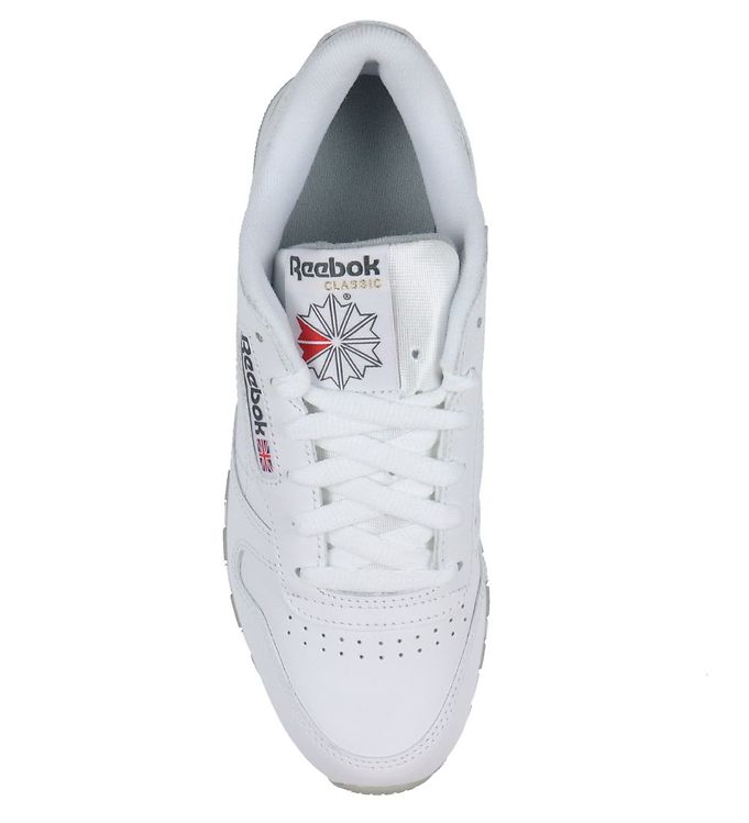 Fugtighed motor Unravel Reebok Classic Sko - CL LTHR - Hvid » Altid fri fragt i Danmark