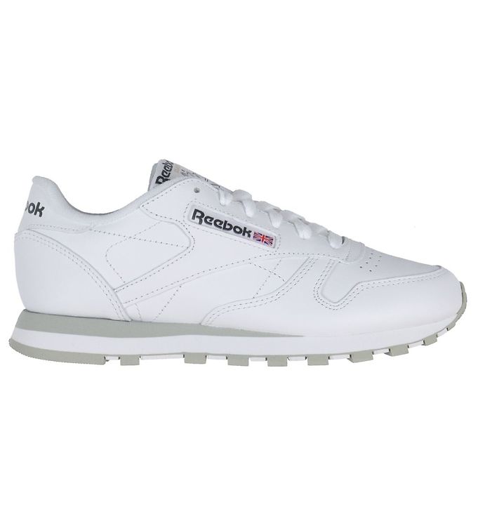 klæde En sætning pegs Reebok Classic Sko - CL LTHR - Hvid » Fri hjemmelevering i DK