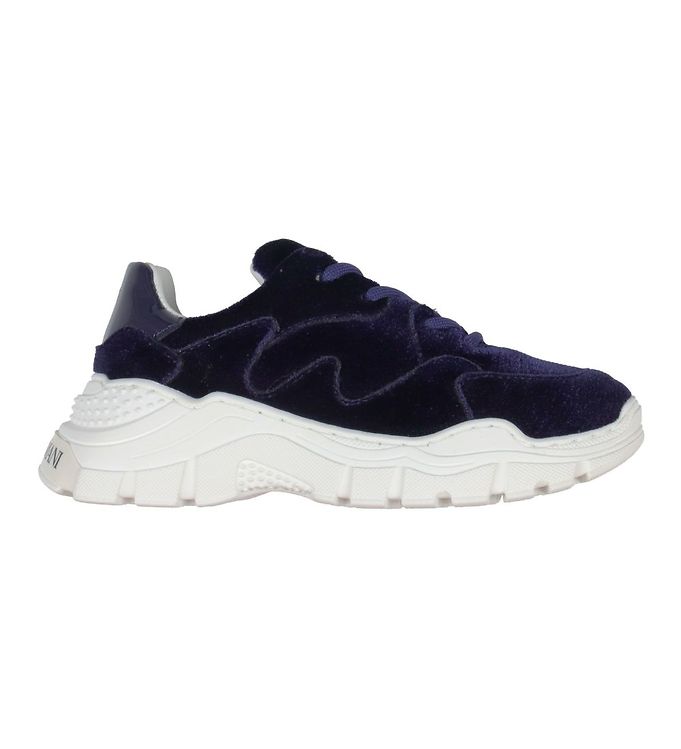 Emporio Armani Sko Velour Navy