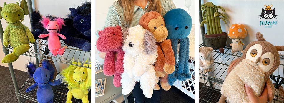 Jellycat bamser og nusseklude Jellycat bamser og nusseklude