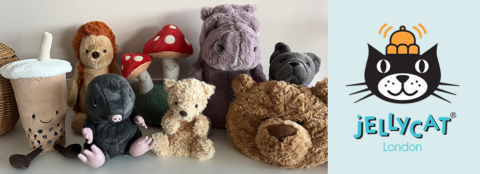 Jellycat bamser og nusseklude