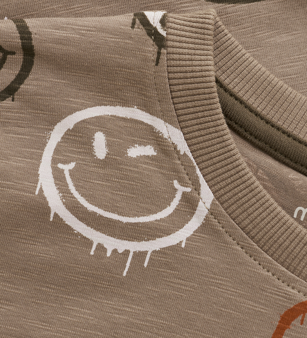 Minymo Bluse - Taupe Gray