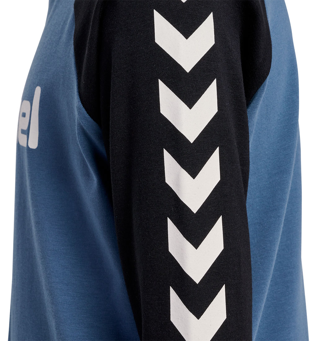 Hummel Bluse - hmlBOYS - Bering Sea/Black