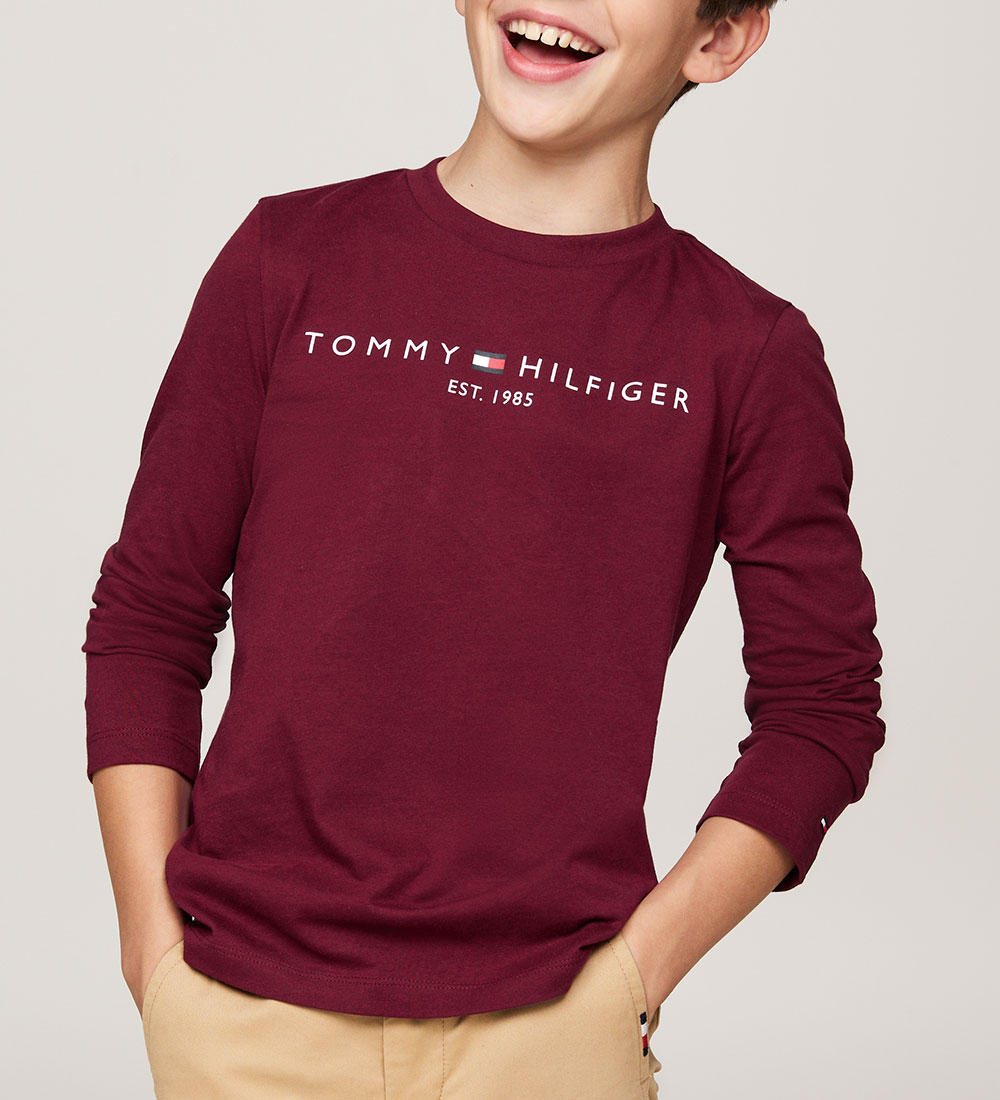 Tommy Hilfiger Bluse - U Essential - Deep Rouge