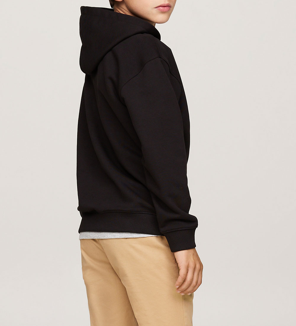 Tommy Hilfiger Hættetrøje - U Timeless - Sort