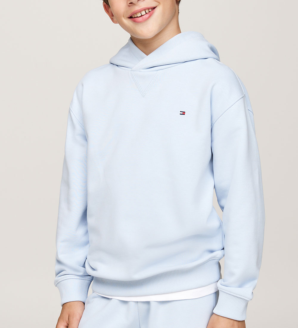 Tommy Hilfiger Hættetrøje - U Timeless - Breezy Blue