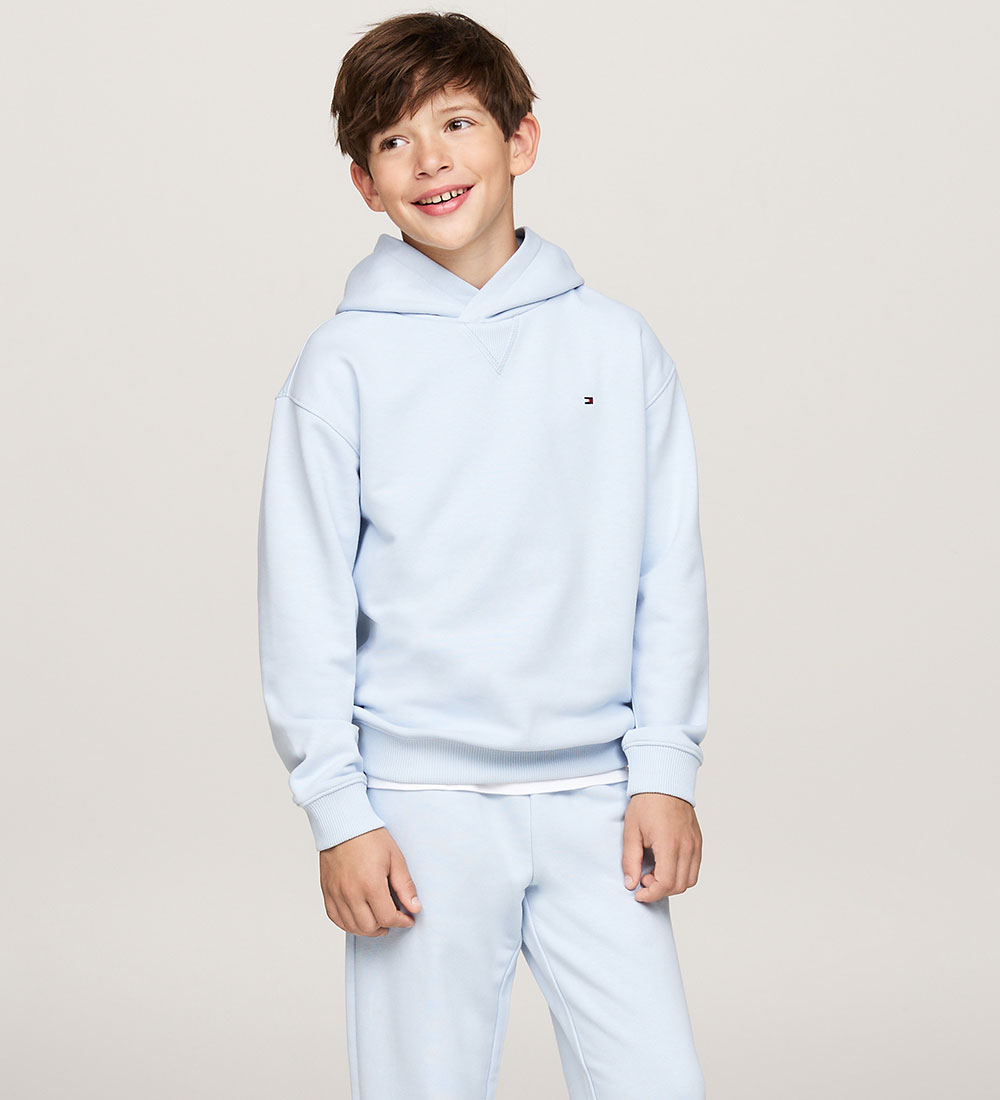 Tommy Hilfiger Hættetrøje - U Timeless - Breezy Blue