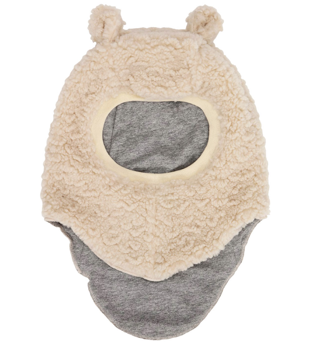 Molo Elefanthue - Teddyfleece - Kay - 2-lags - White Noise