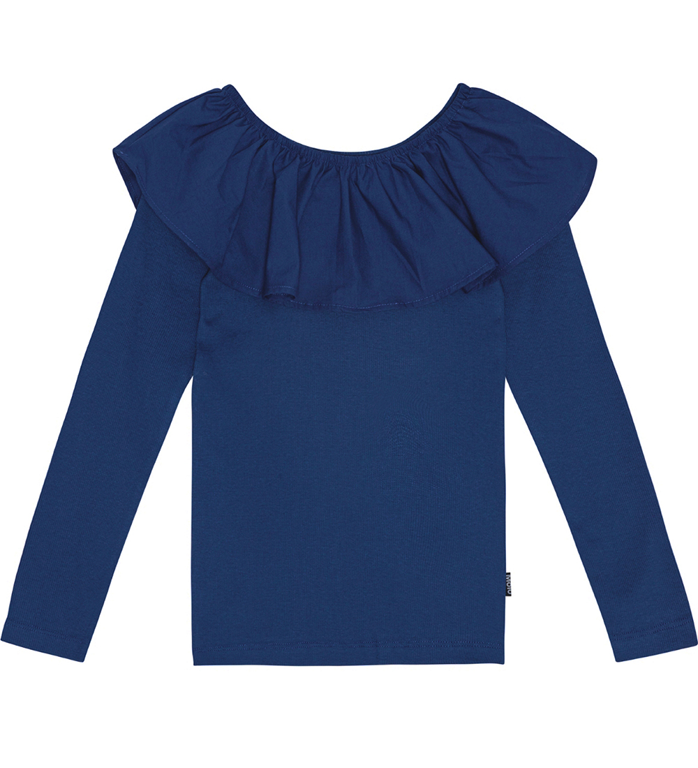 Molo T-shirt - Rib - Renate -  Vibrant Blue