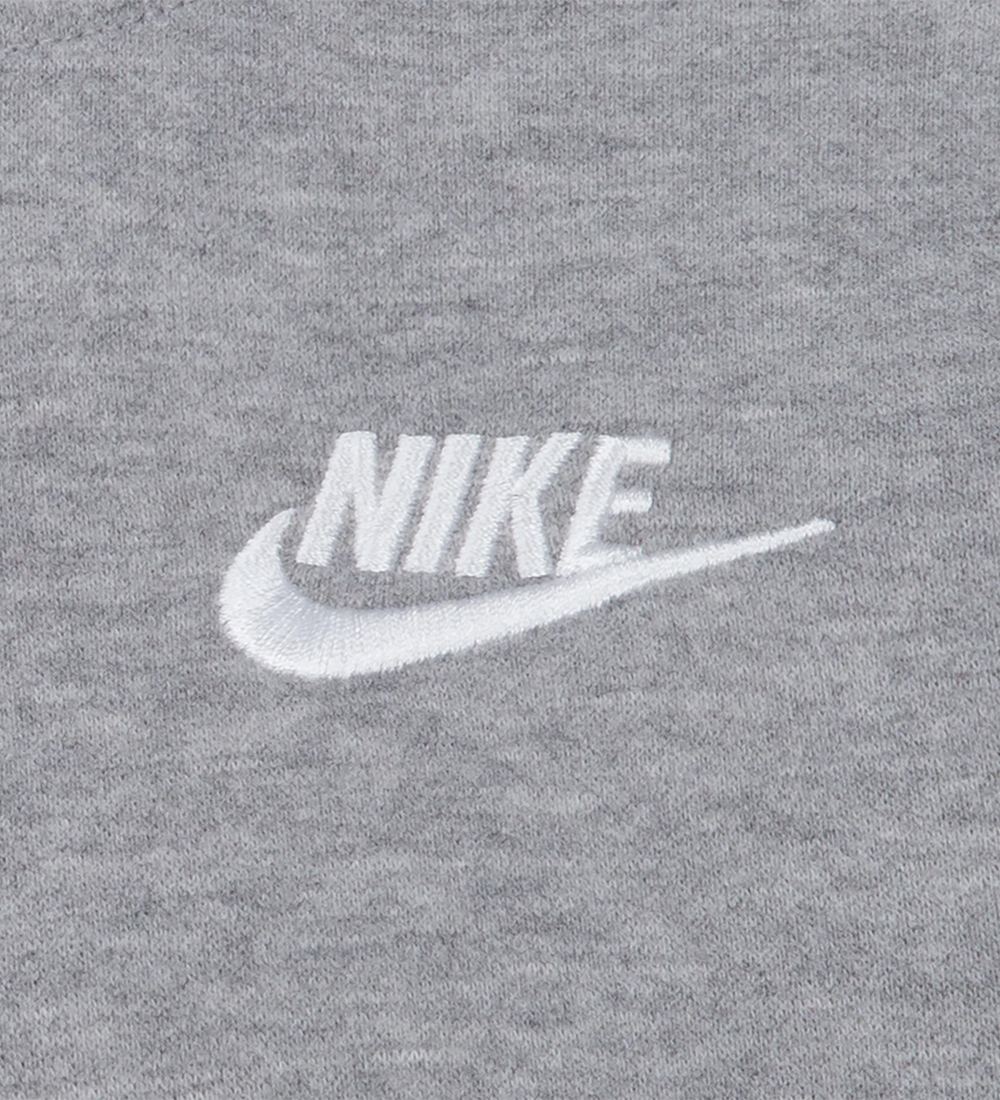 Nike Hættetrøje - Grey Heather