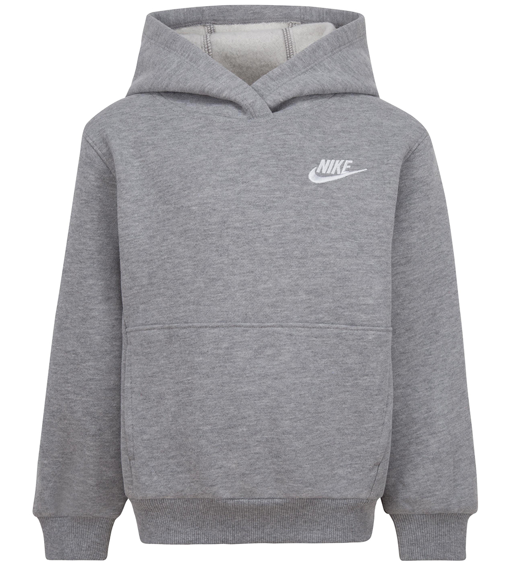 Nike Hættetrøje - Grey Heather