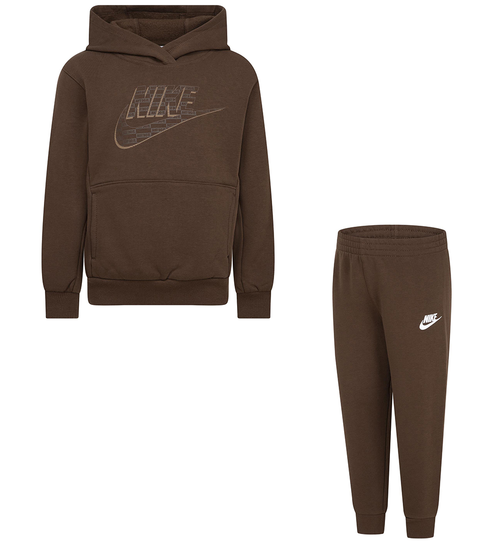Nike Sweatsæt - Cacao Wow