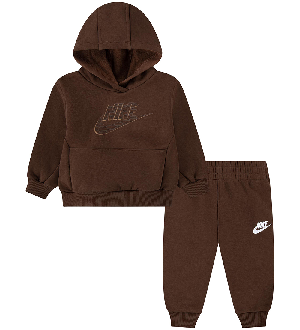 Nike Sweatsæt - Cacao Wow