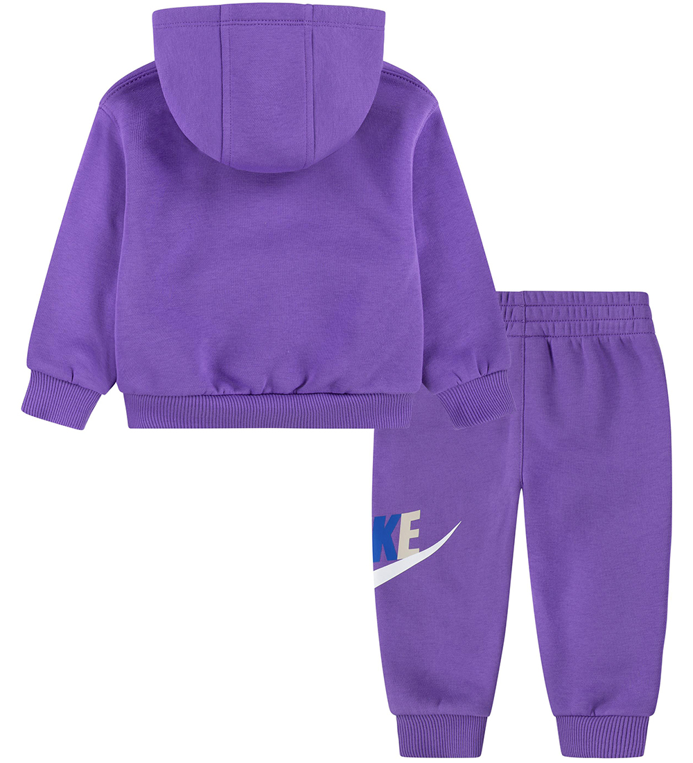 Nike Sweatsæt - Black Raspberry
