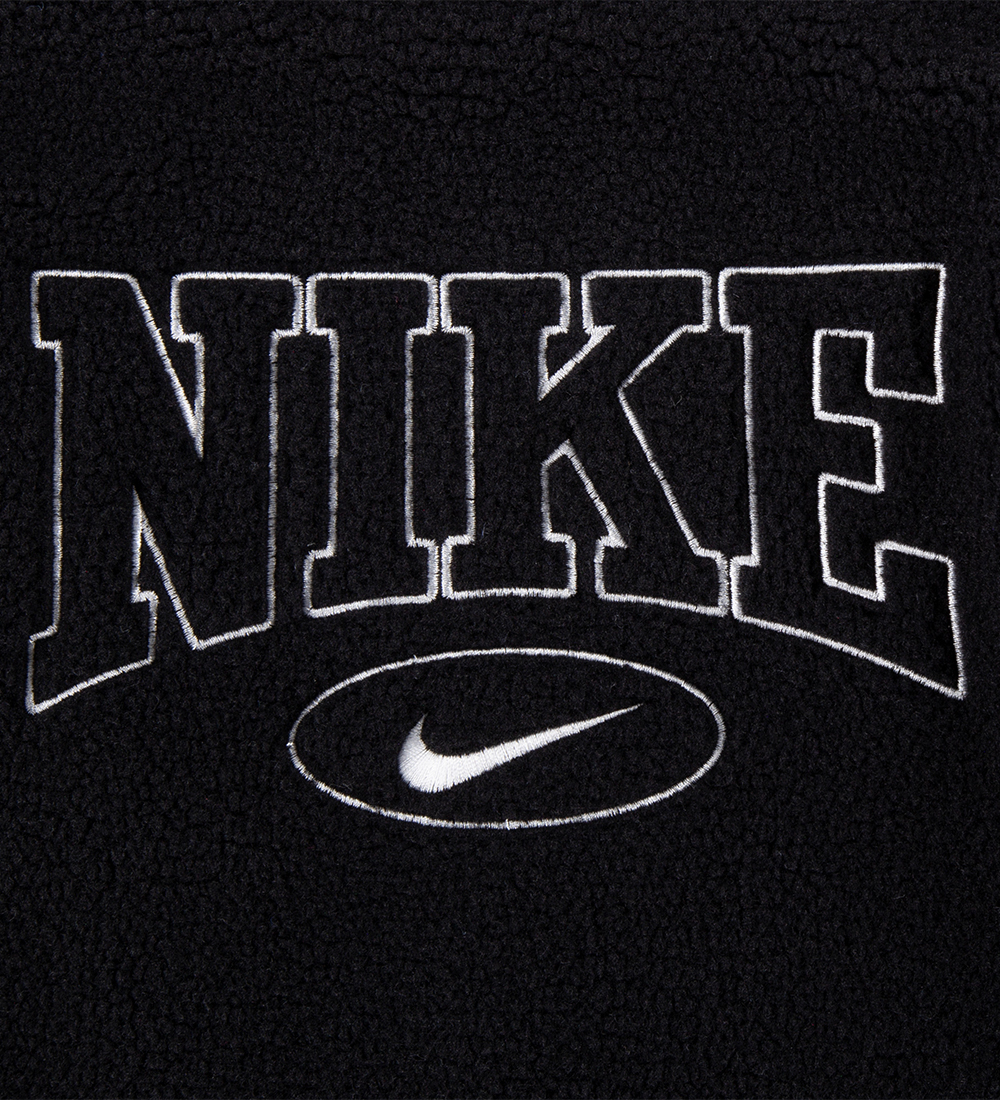 Nike Fleecejakke - Sort/Grå